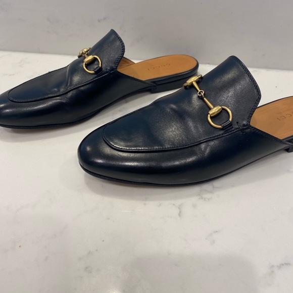 Gucci Princetown black leather slides - Picture 3 of 7